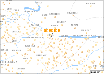 map of Gredice