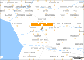 map of Gredstedbro