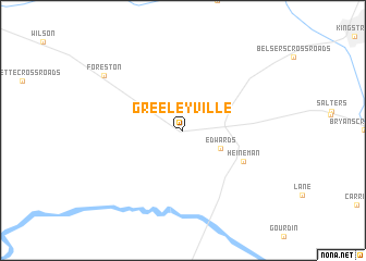 map of Greeleyville