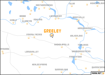map of Greeley