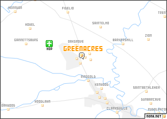 map of Green Acres