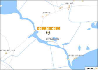 map of Green Acres