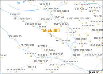 map of Greenan