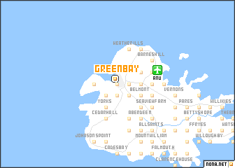 map of Green Bay