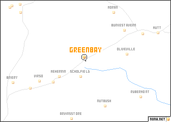 map of Green Bay