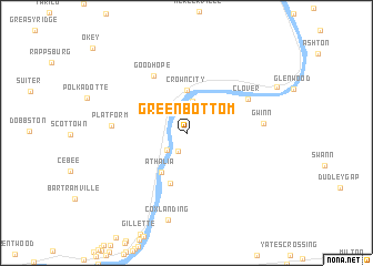 map of Green Bottom