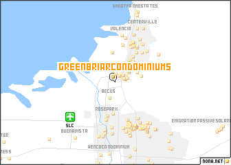 map of Greenbriar Condominiums