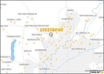 map of Greenbriar