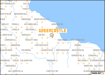 map of Green Castle