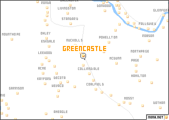 map of Greencastle