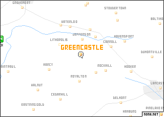 map of Greencastle