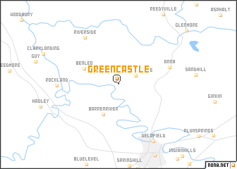 map of Greencastle