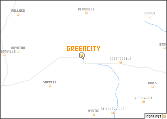 map of Green City