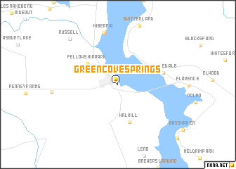 map of Green Cove Springs