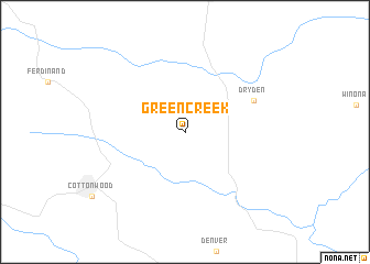 map of Greencreek