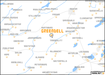map of Greendell