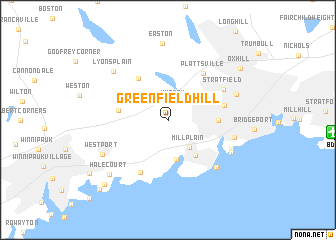 map of Greenfield Hill