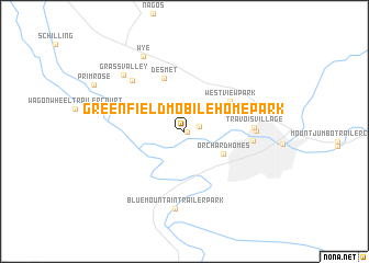 map of Green Field Mobile Home Park