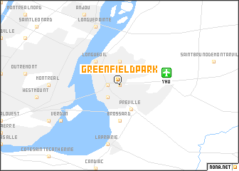 map of Greenfield Park