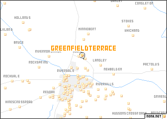 map of Greenfield Terrace