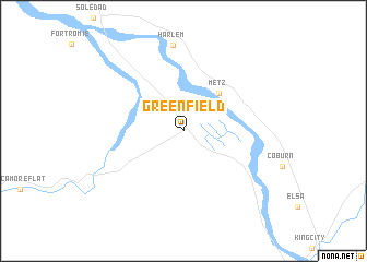 map of Greenfield