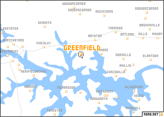 map of Greenfield