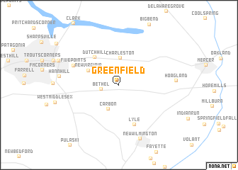 map of Greenfield