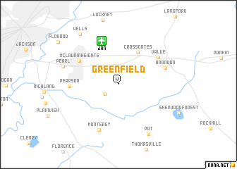 map of Greenfield