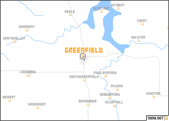 map of Greenfield