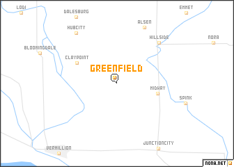 map of Greenfield