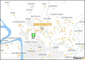 map of Green Gate