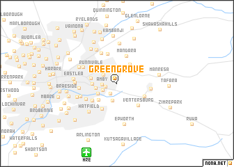 map of Green Grove