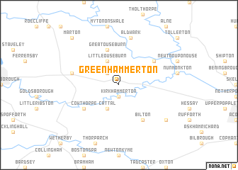 map of Green Hammerton