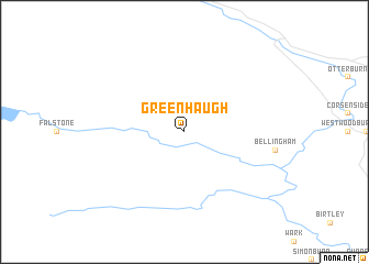 map of Greenhaugh