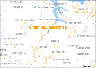 map of Green Hills Estates