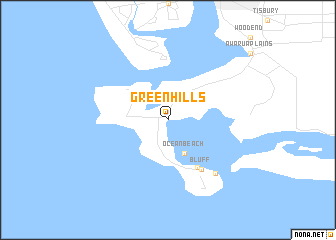 map of Greenhills