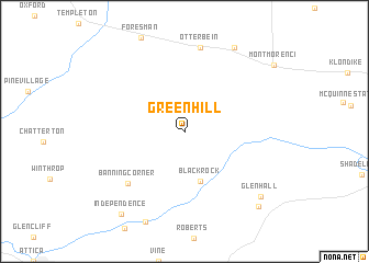 map of Green Hill