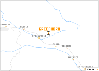 map of Greenhorn