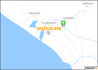 map of Green Island