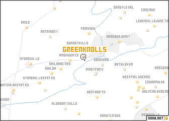 map of Green Knolls