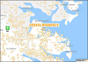 map of Greenland Beach