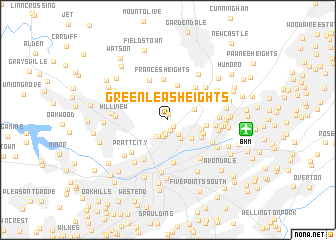 map of Greenleas Heights