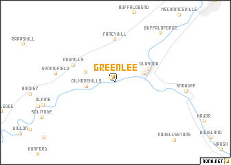 map of Greenlee