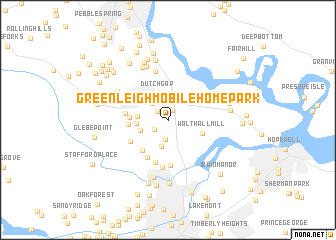 map of Greenleigh Mobile Home Park