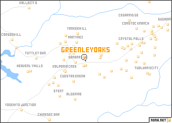 map of Greenley Oaks