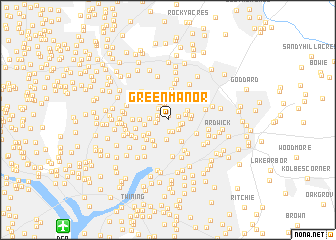 map of Green Manor