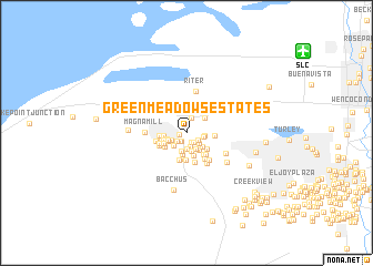 map of Green Meadows Estates