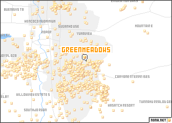 map of Green Meadows