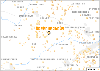 map of Green Meadows