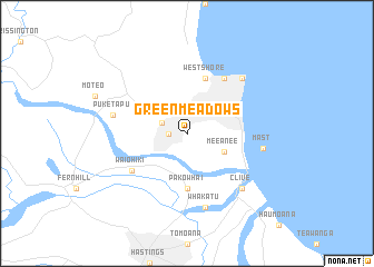 map of Greenmeadows